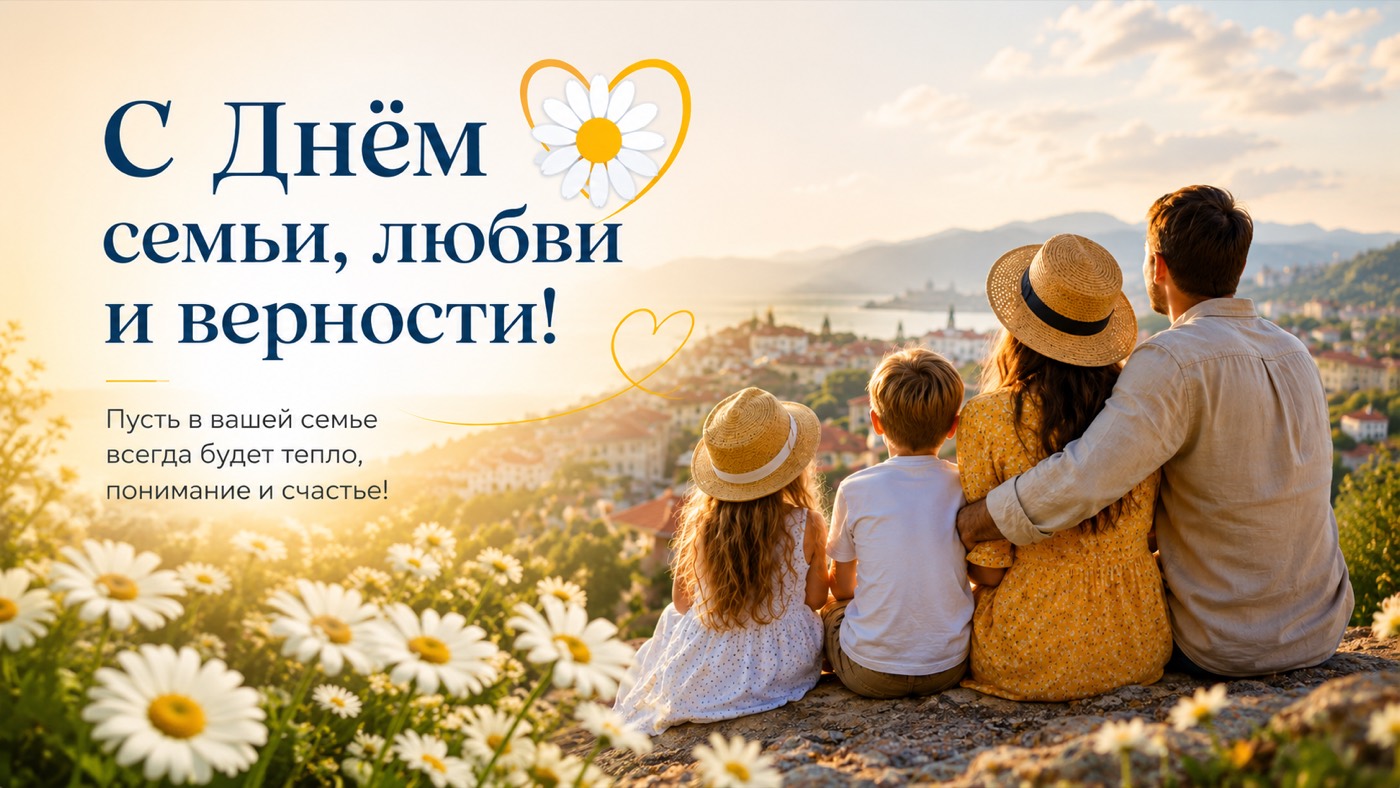 С Днём семьи, любви и верности!